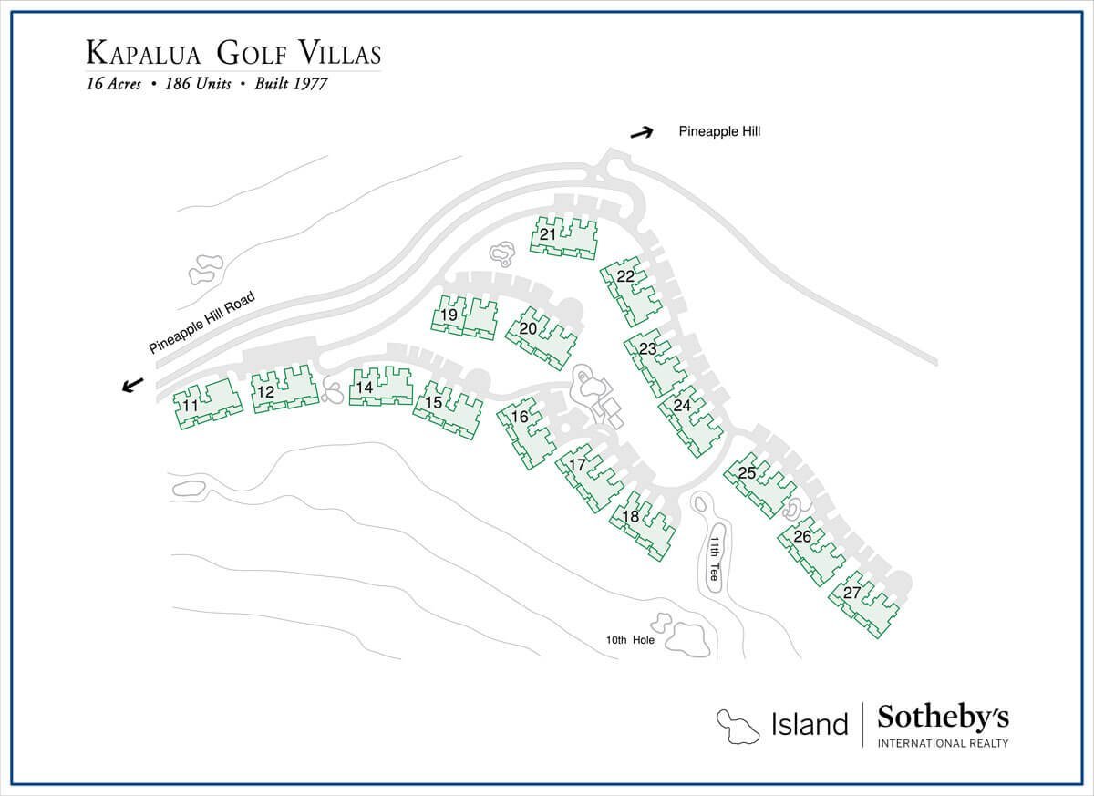 Kapalua Golf Villas Map
